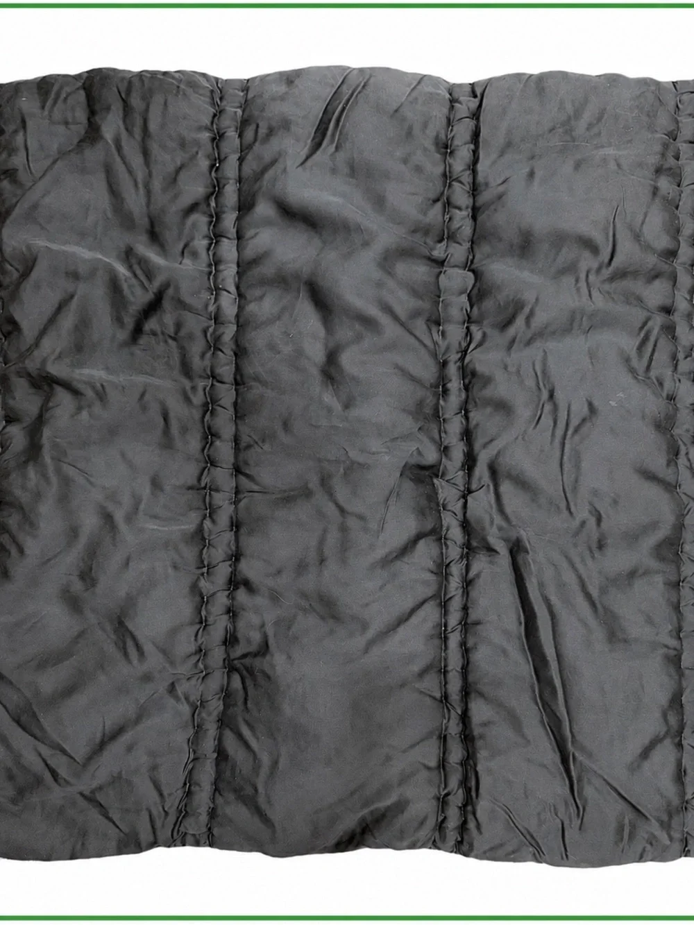 West Elm Dark Gray Pintuck Euro Pillow Sham